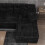 (Black, Right Corner) No Assembly Corner Sofa 6