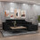 (Black, Right Corner) No Assembly Corner Sofa 7