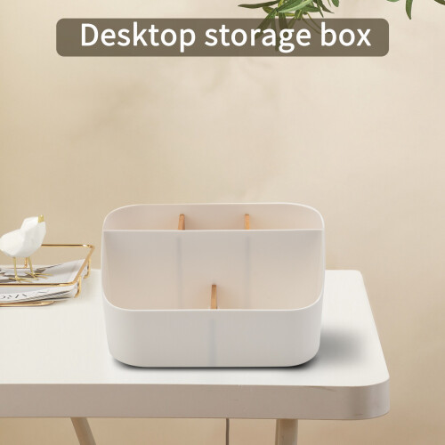 Organizer da scrivania, porta telecomando, scatola per trucchi per casa e ufficio 2