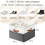 Shoe Storage Organizer, Organizer for Closet with Adjustable Dividers, 7