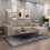 (Camel, Right Corner) No Assembly Corner Sofa 3