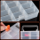 Large 48 Grids Plastic Organizer Box with Adjustable Dividers,Craft St 5