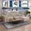(Camel, Right Corner) No Assembly Corner Sofa 1