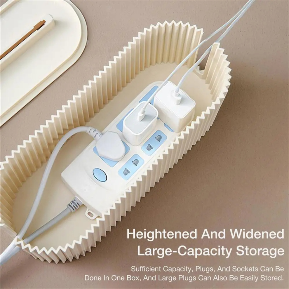 Cord Organizer Box Cable To Hide & Conceal Power Strips Household Desk 4853788223668