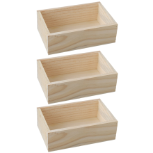 Retro Square Wooden Small Flower Pot Box Home Gardening Decoration Sup