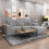 (Grey, Right Corner) No Assembly Corner Sofa 4