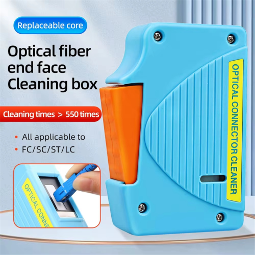 Καθαριστικό οπτικών ινών Cassette+2XCleaning Core End Face Cleaning Box Pig 2