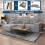 (Grey, Left Corner) No Assembly Corner Sofa 1