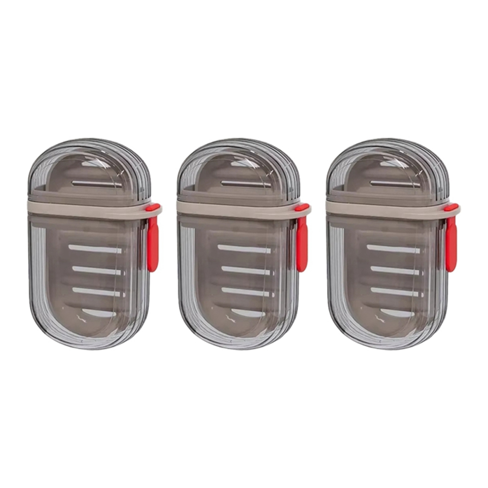 Portable Plastic Soap Case for Travel Container Dish Tray with Drain H-image-OPC-PJ5FB99-NEW