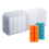 Wax Melt Containers-8 Cavity Clear Empty Plastic Molds-50 Packs Cubes 2