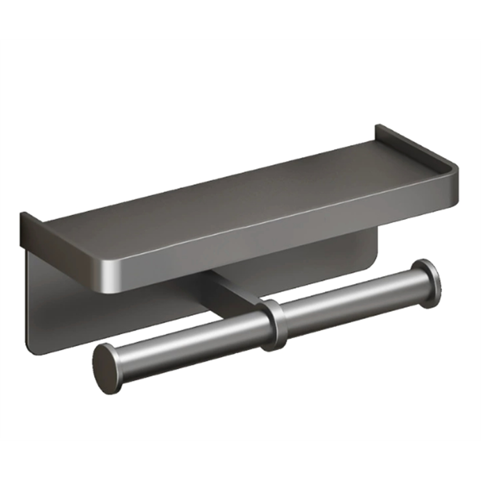Toilet Paper Holder Wall-Mounted Aluminum Alloy Tissue Rack Bathroom G-image-OPC-PJ5FBCX-NEW