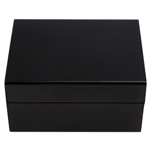 Περίβλημα αλουμινίου 120x63x155mm Split Box PCB Μαύρο DIY ηλεκτρ. κυκλώματος οργάνων