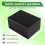 Περίβλημα αλουμινίου 120x63x155mm Split Box PCB Μαύρο DIY ηλεκτρ. κυκλώματος οργάνων 5