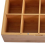 Boîte de rangement en bois pour sachets de thé 6