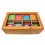 Boîte de rangement en bois pour sachets de thé 4