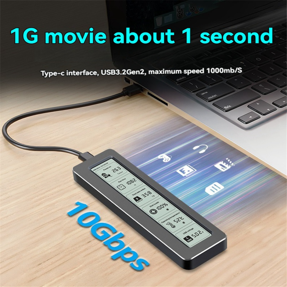 M2 Nvme Enclosure Usb 3.2 Gen2 10Gbps Pcie Ssd Box M.2 Case Intelligen 4853788232011