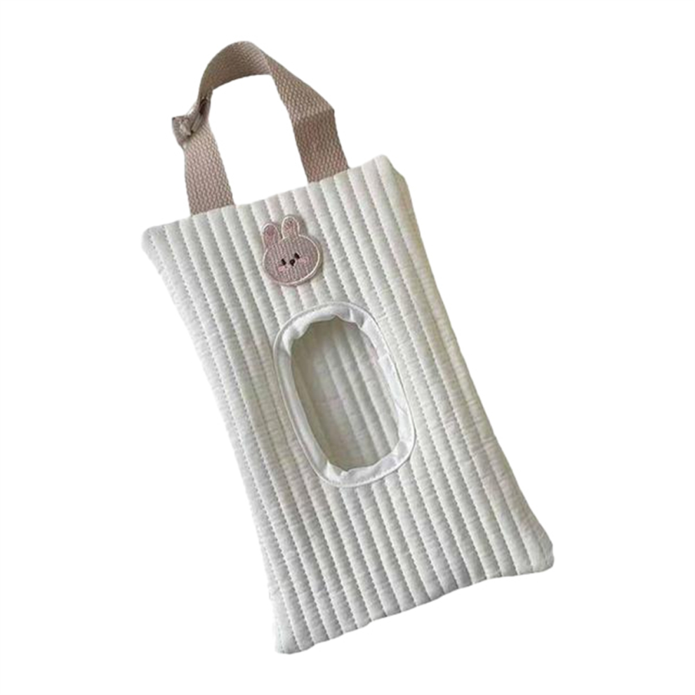 Flip-Top Tissue Box Cartoon Animal Wet Wipes Car Hanging Bag Rack Stor Black/White 4853788231496