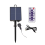 Solar Battery Box Kit Pack Powered Lithium Panel Light with Remote Con 8