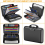 Fireproof File Organizer with Lock, Hard-Shell Case Document Box 13 Ac 3