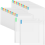 36PCS Scrapbook Paper Storage Organizer Clear with 100PCS Sticky Index 1