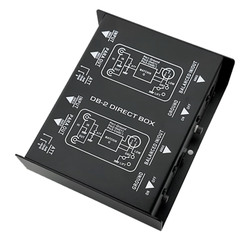Boîtier de Direct Professionnel DB2 2 Canali Audio, Convertisseur Audi 1