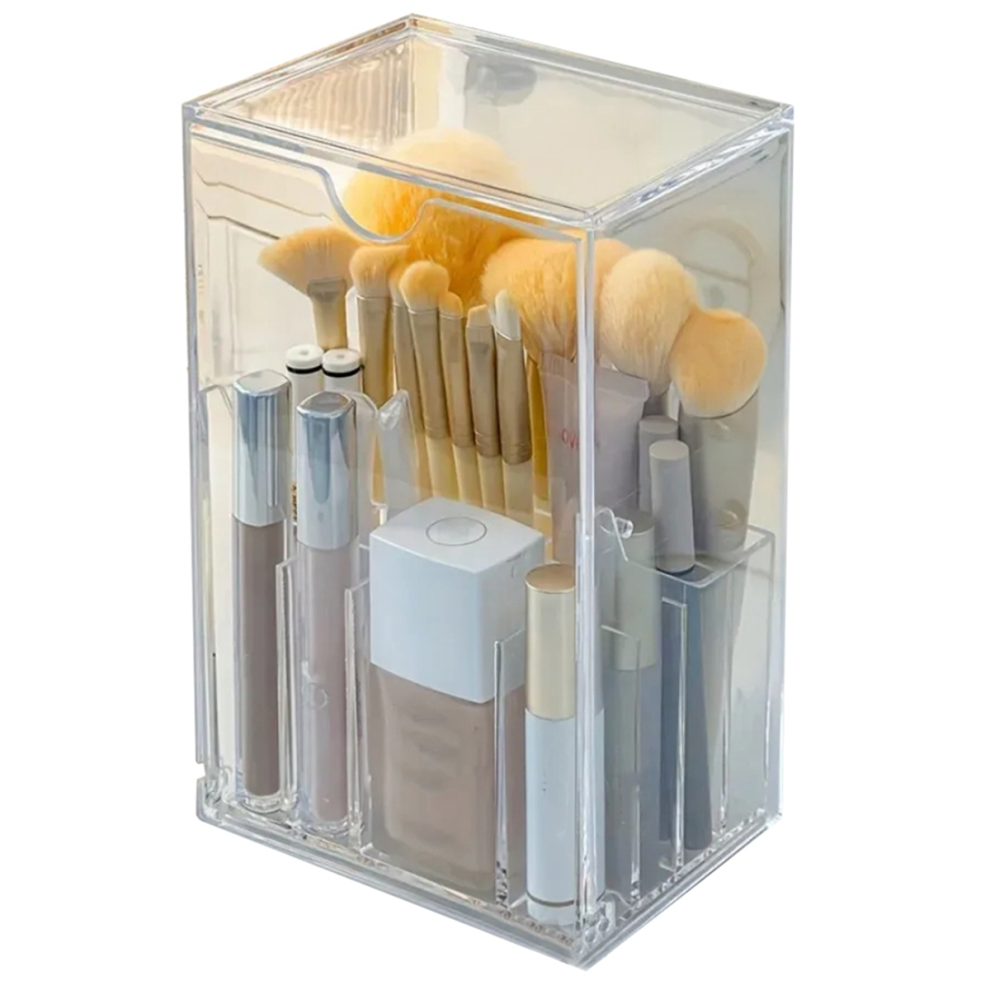 Scatola Portaoggetti Per Toeletta In Acrilico Trasparente Regolabile