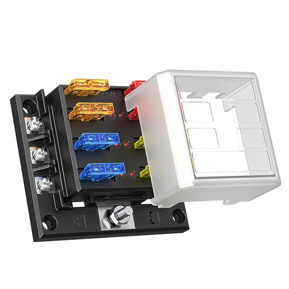 Boã®Te Ã Fusibles 6P 100 A 6 Voies Avec Voyant Led, Porte-Fusible Une E 4853788235692