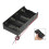 Black 4 x 1.5V D Battery Holder Storage Case Box w Wire Leads 3
