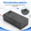 Black Plastic Storage Pair -9V Batteries Switch Battery Holder Case Bo 7