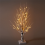 Tabletop Tree, White Tree with LED Lights, Warm Small Lights Battery P 5