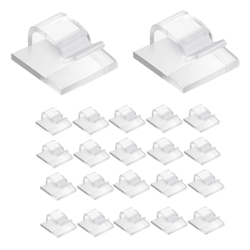 100 Pc Outdoor Light Clips for String Lights Self Adhesive Mini Cable 2