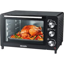Prodex PX7023B 23 Litre Tabletop Mini Oven, 1500W Electric Cooker & Grill, Ideal for Roasting, Baking, Grilling
