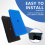2 Sets Ersatz-Teichfilterpads für Außenteiche, grob und fein 4