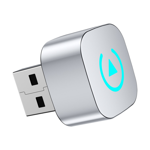 Mini caixa de IA Carplay sem fio 2 em 1 Android Auto Plug and Play USB para carro