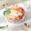 Chilled Veggie Fruit Tray Platter Divided Rotating Serving with Lid Sn 3
