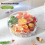 Chilled Veggie Fruit Tray Platter Divided Rotating Serving with Lid Sn 11