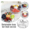 Chilled Veggie Fruit Tray Platter Divided Rotating Serving with Lid Sn 7
