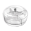 Chilled Veggie Fruit Tray Platter Divided Rotating Serving with Lid Sn 1
