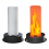 2 Pack Replacement Solar Light Tops with Flickering Flame,Waterproof O 2
