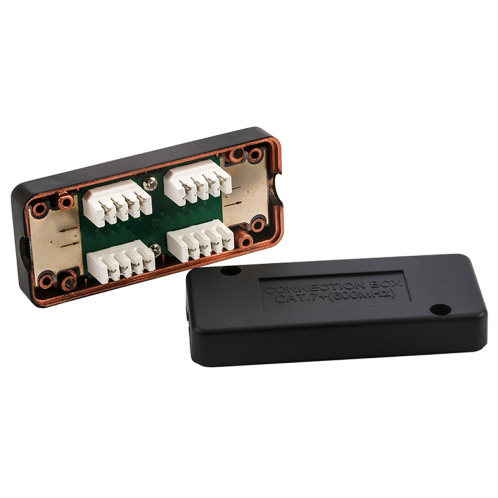 Cat7 Rj45 Junction Box Network Adapter 600Mhz Ethernet Lan Cable Lsa C 4853788236644