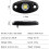 4Pcs 9LED Super Bright Rock Light Kit LED Waterproof Neon Underglow fo 10