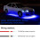 4Pcs 9LED Super Bright Rock Light Kit LED Waterproof Neon Underglow fo 9