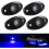4Pcs 9LED Super Bright Rock Light Kit LED Waterproof Neon Underglow fo 8