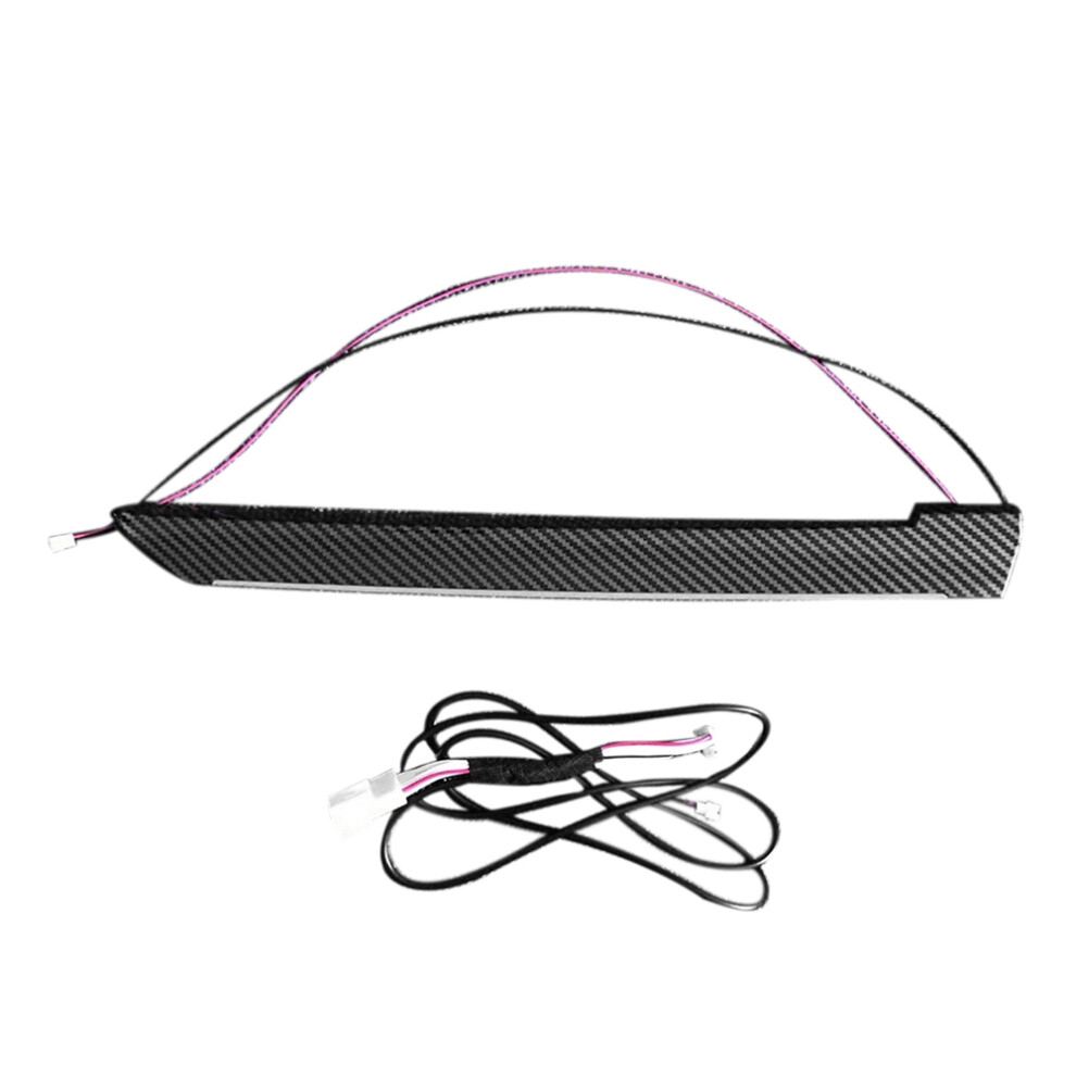 Car Carbon Fiber Lhd Co-Pilot Atmosphere Panel Interior Led Light/Blue 4853788241327