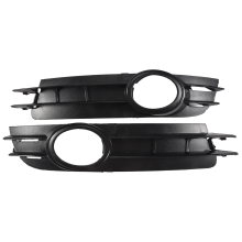 Lot de 2 grilles de phares antibrouillard avant pour Audi A6 et C6 (2005, 2006, 2007 et 2020)