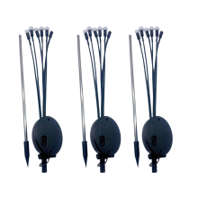 3 stuks Solar Firefly-lampen, tuin, buiten, waterdicht, gazon, landschapsontwerp