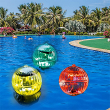 2 peças de luz solar flutuante para piscina, luz LED à prova d'água que muda de cor para lagoa