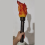Handheld Torch Props LED Lights, Realistic Flame for Games Sports Comp 6