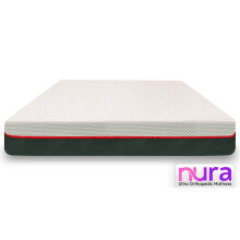 (Super King (6' X 6'6")) Nura 40HD 20cm Thick Luxury Ultra Orthopaedic Extra Firm Foam Mattress