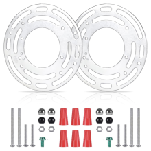 2 Pack Light Fixture Mounting Brackets, Ceiling Plate, Wall Mount Bloc
